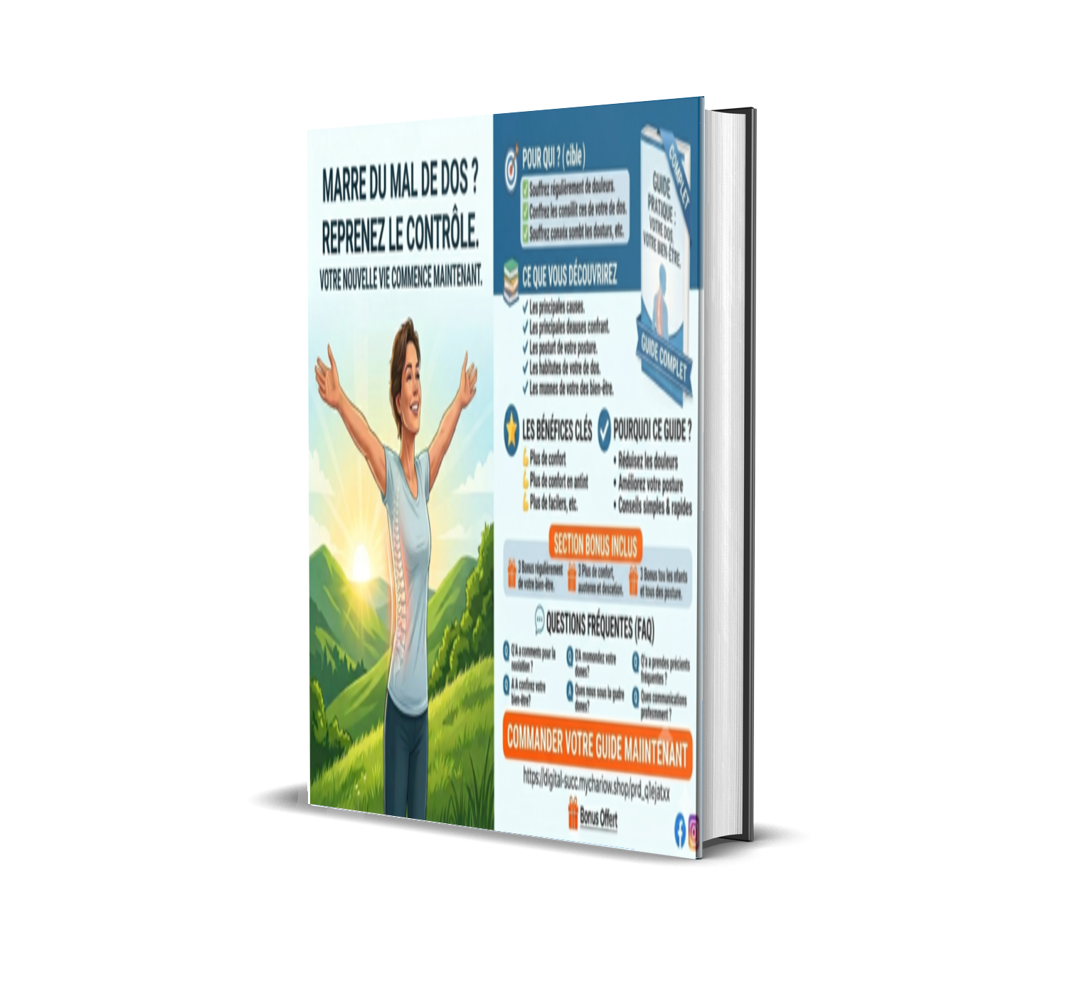 Guide naturel pour soulager le mal de dos durablement, améliorer la posture et réduire les douleurs lombaires