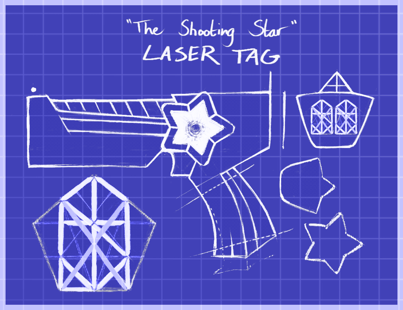 Lasertag blueprint sketch