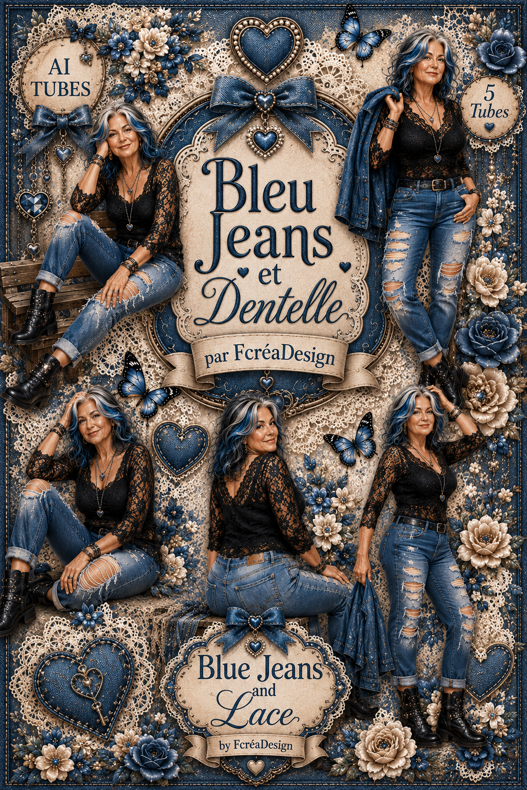 Blue jeans and Lace