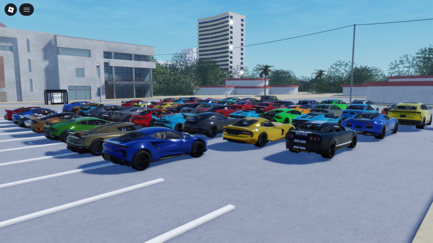 Roblox luxury car collection