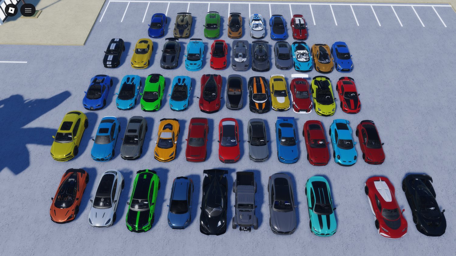 Roblox racing game cars