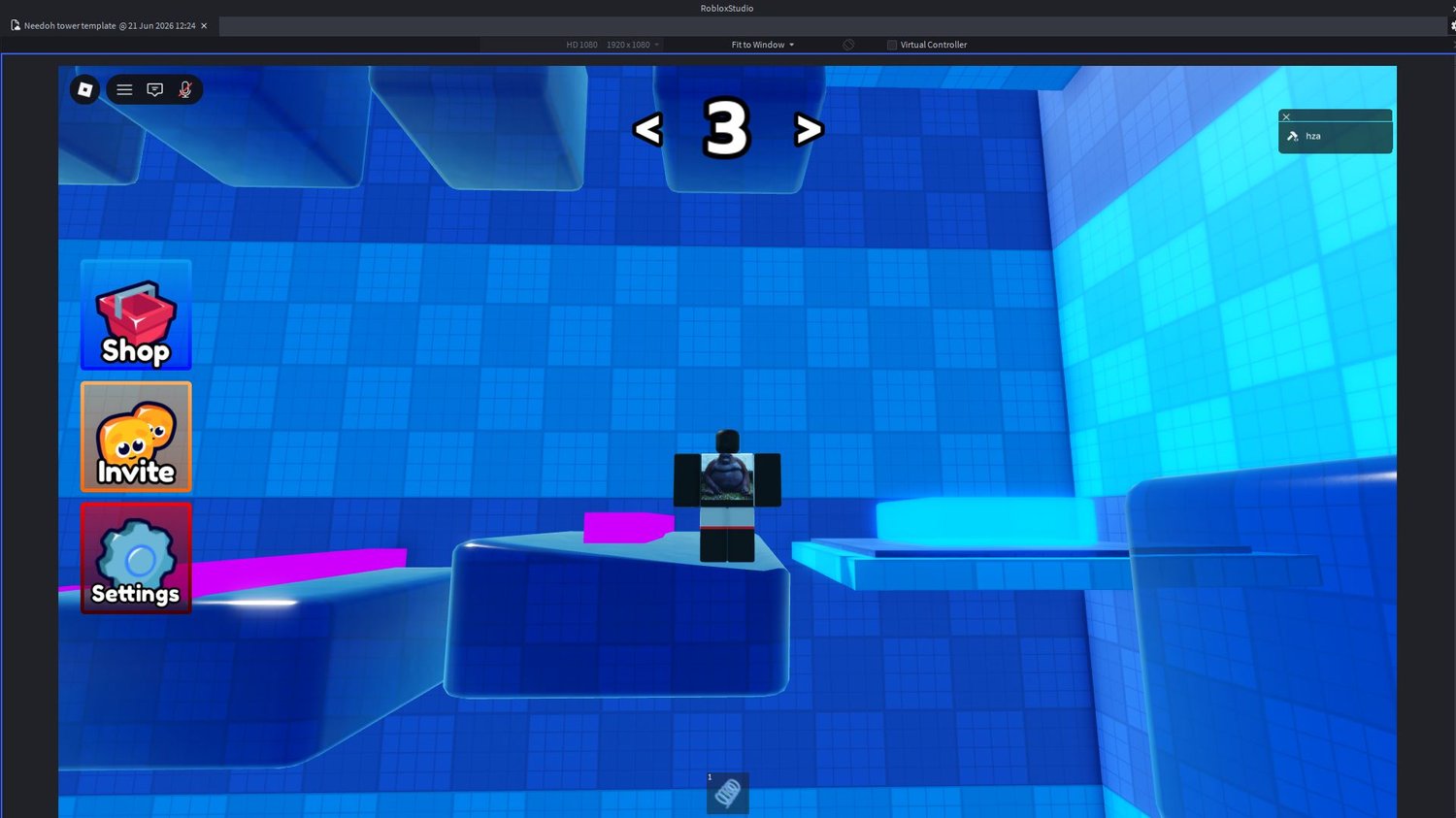 Roblox tower challenge game