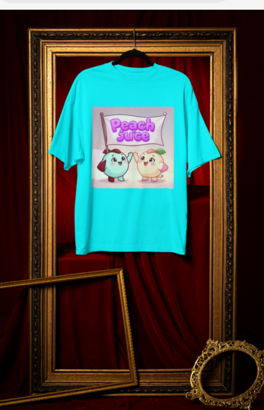 Lady shopping t shirt