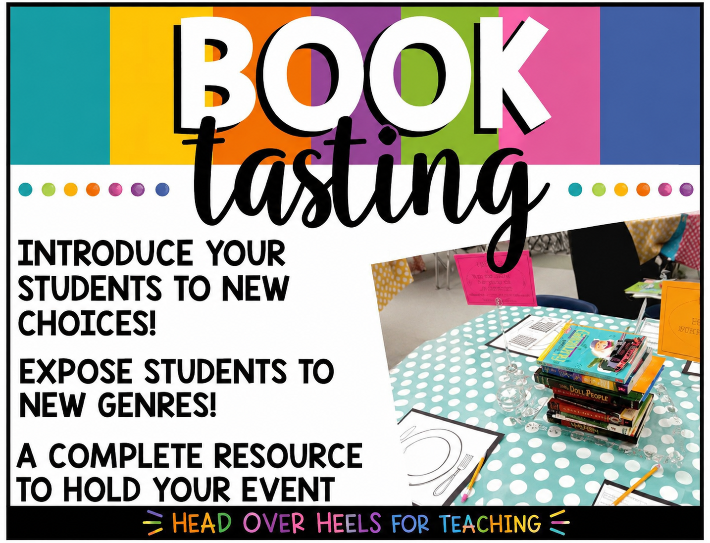 Book Tasting | Introduce Students to New Books and Genres Through Reading Exploration
