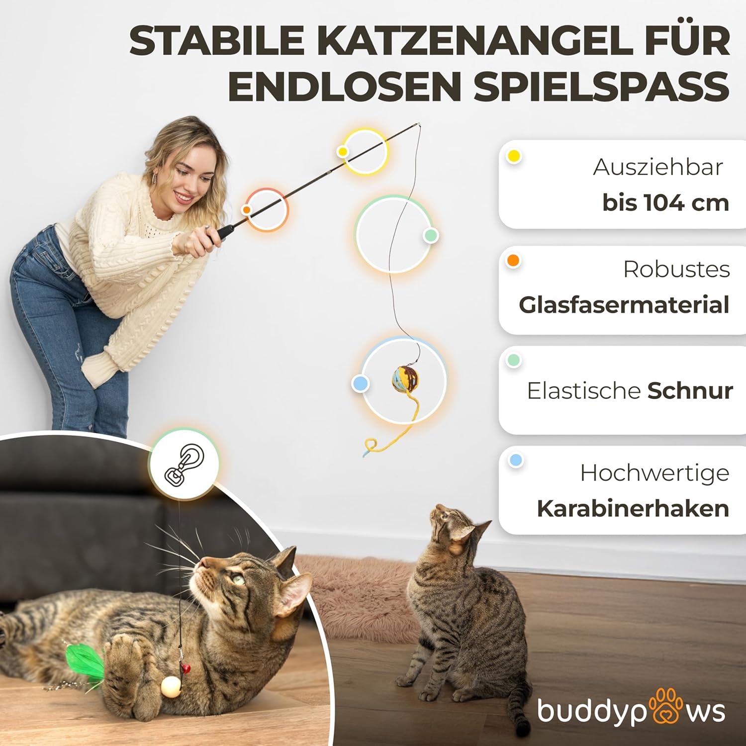 interaktives Katzenspielzeug