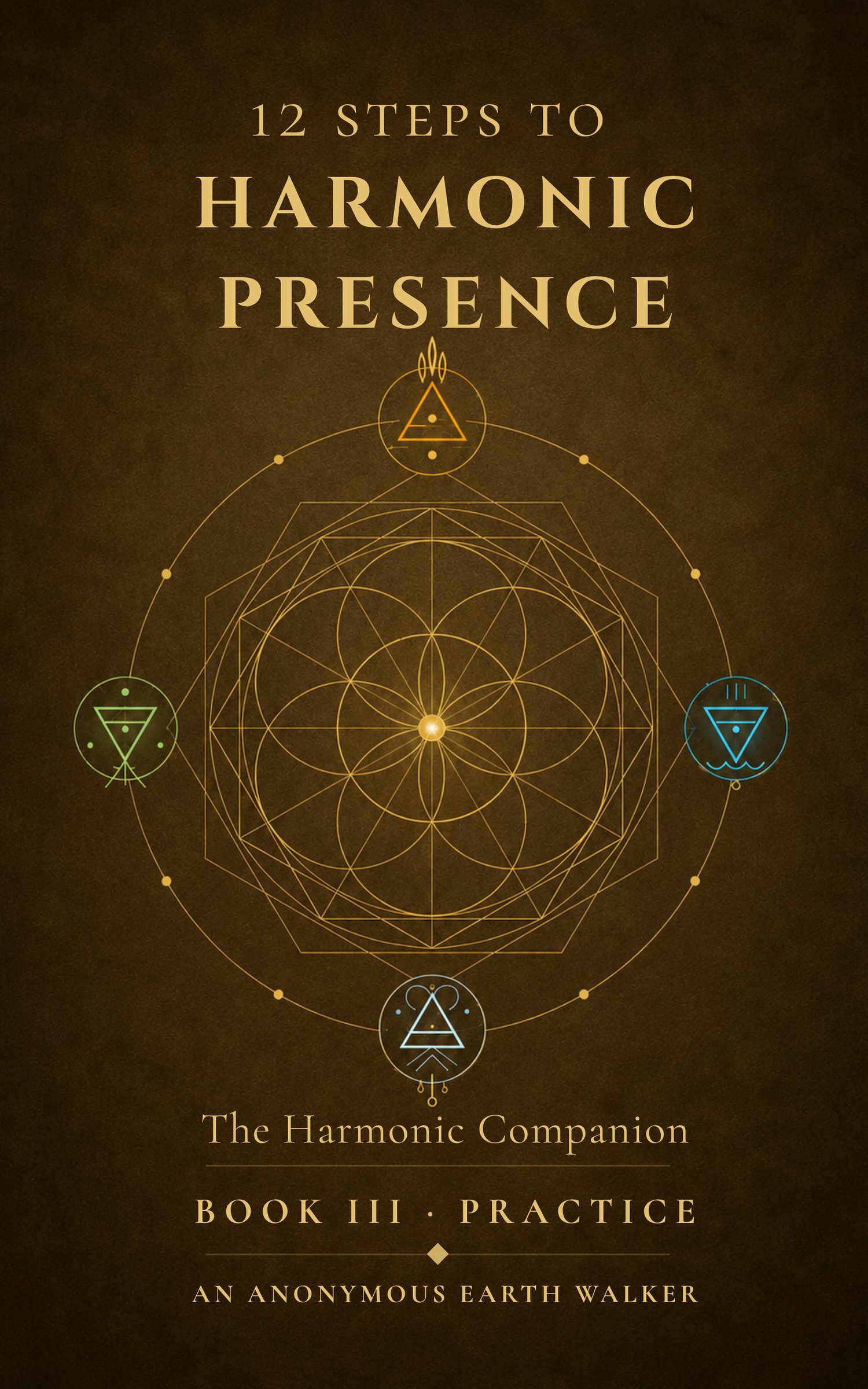 12 Steps to Harmonic Presence Book III, The Harmonic Companion — prayers and rituals devotional book cover by An Anonymous Earth Walker