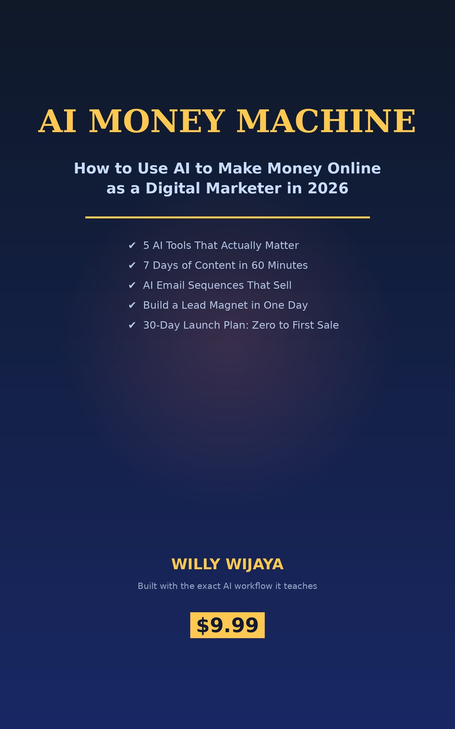 AI Money Machine E-book Cover