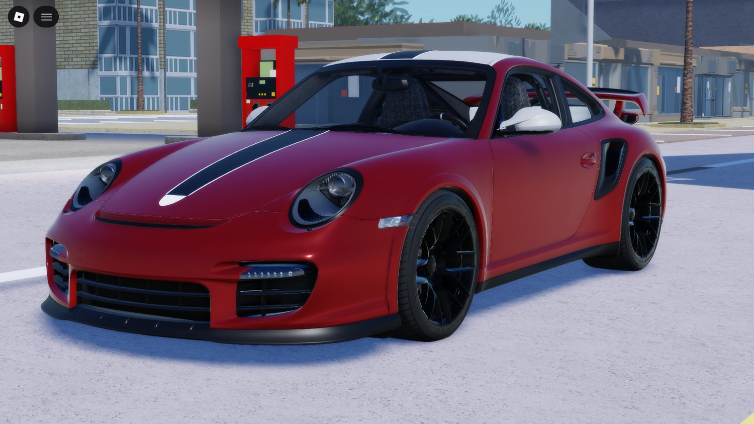 Roblox white roof car