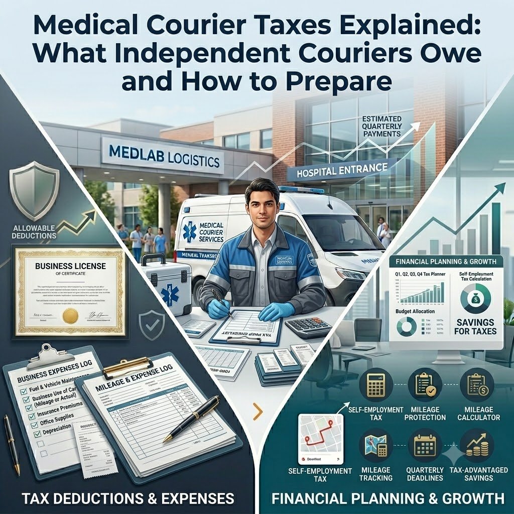 Medical Courier Taxes Explained