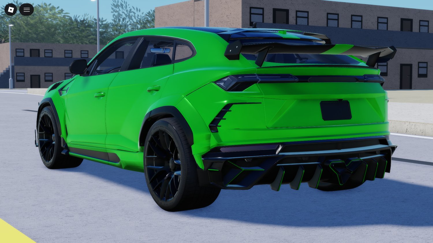 Roblox green sports car