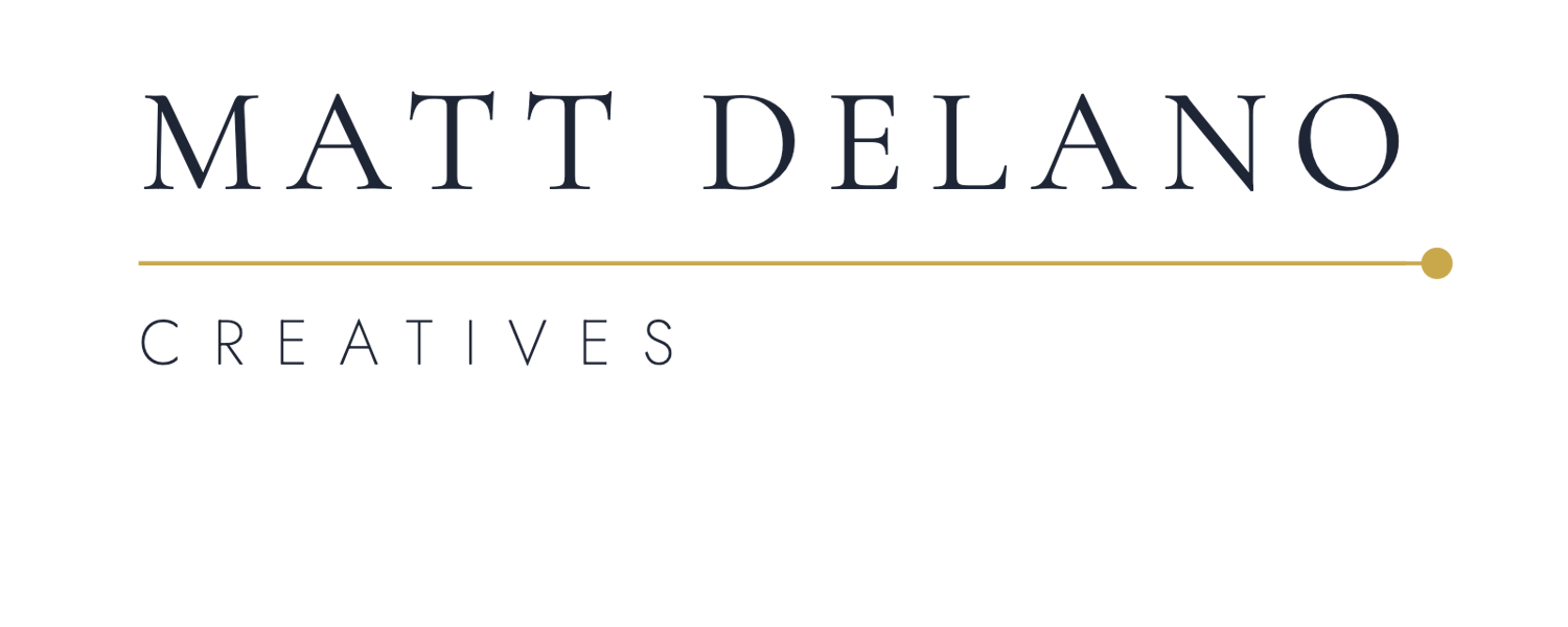 Matt Delano Creatives, a minimalist design studio focused on intentional living and contemporary visual art.