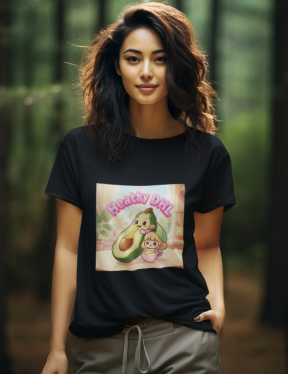 Lady casual t-shirts