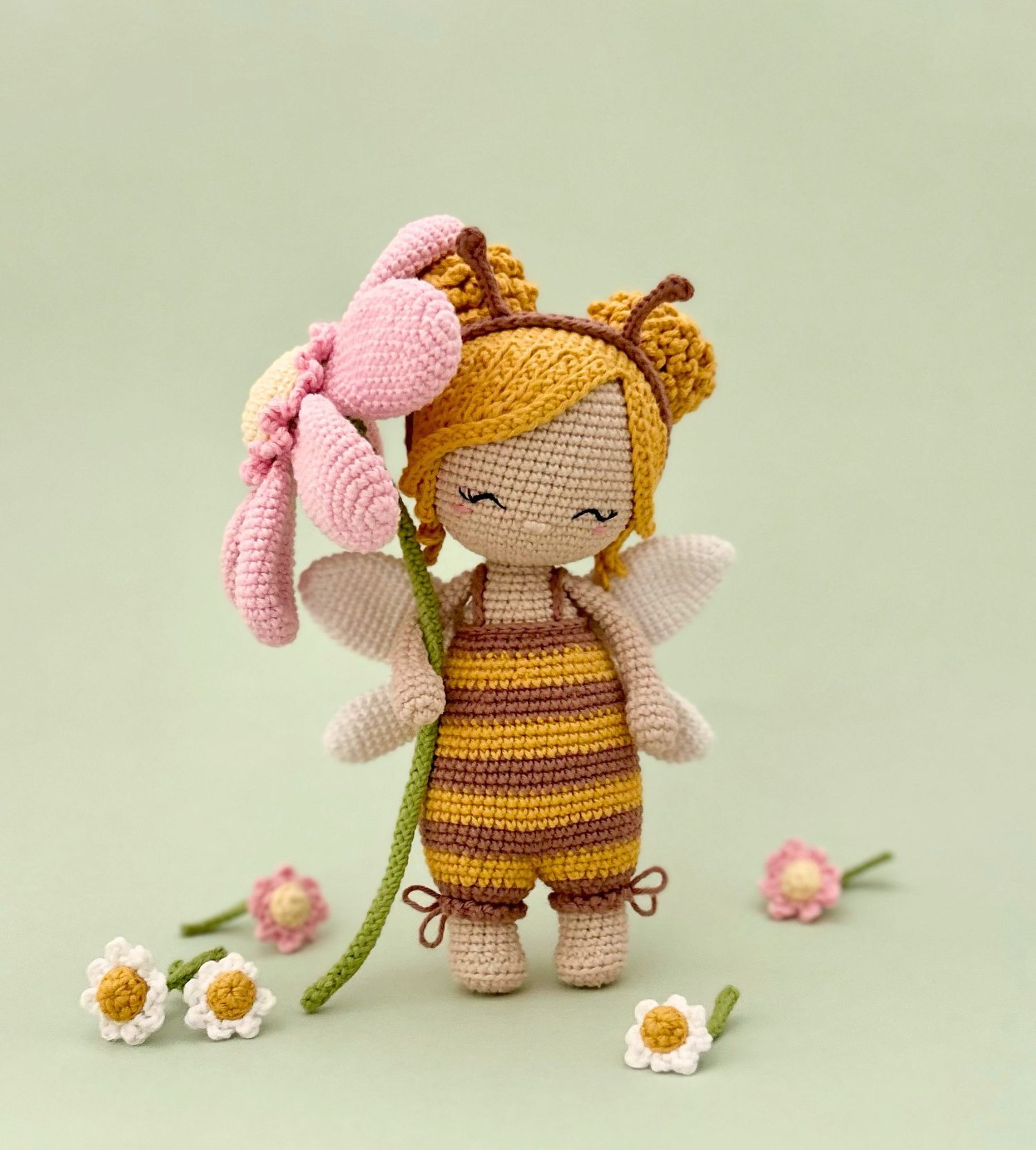 Amigurumi Fairy Flower Doll