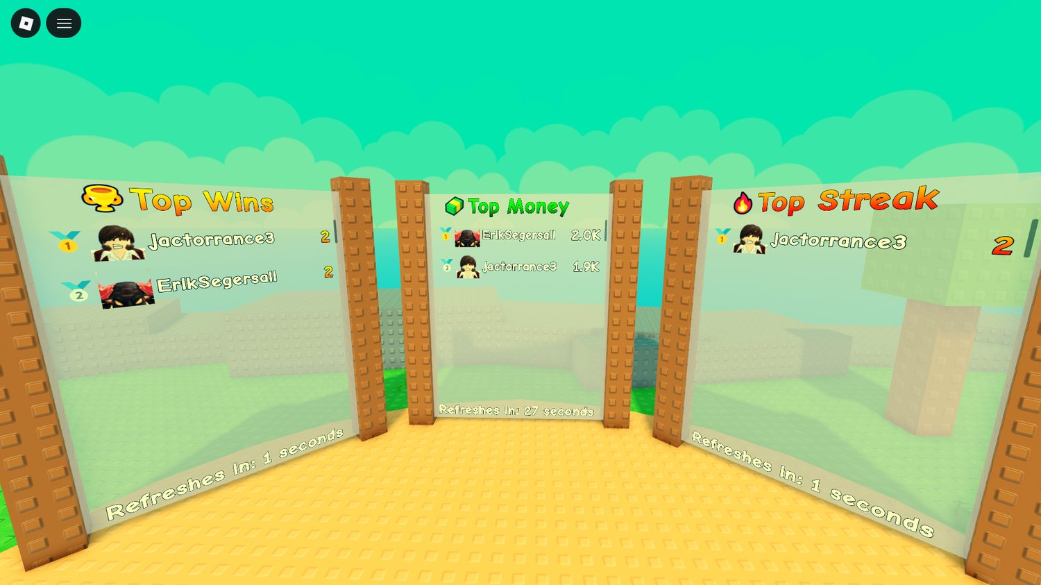 Roblox promo codes UI