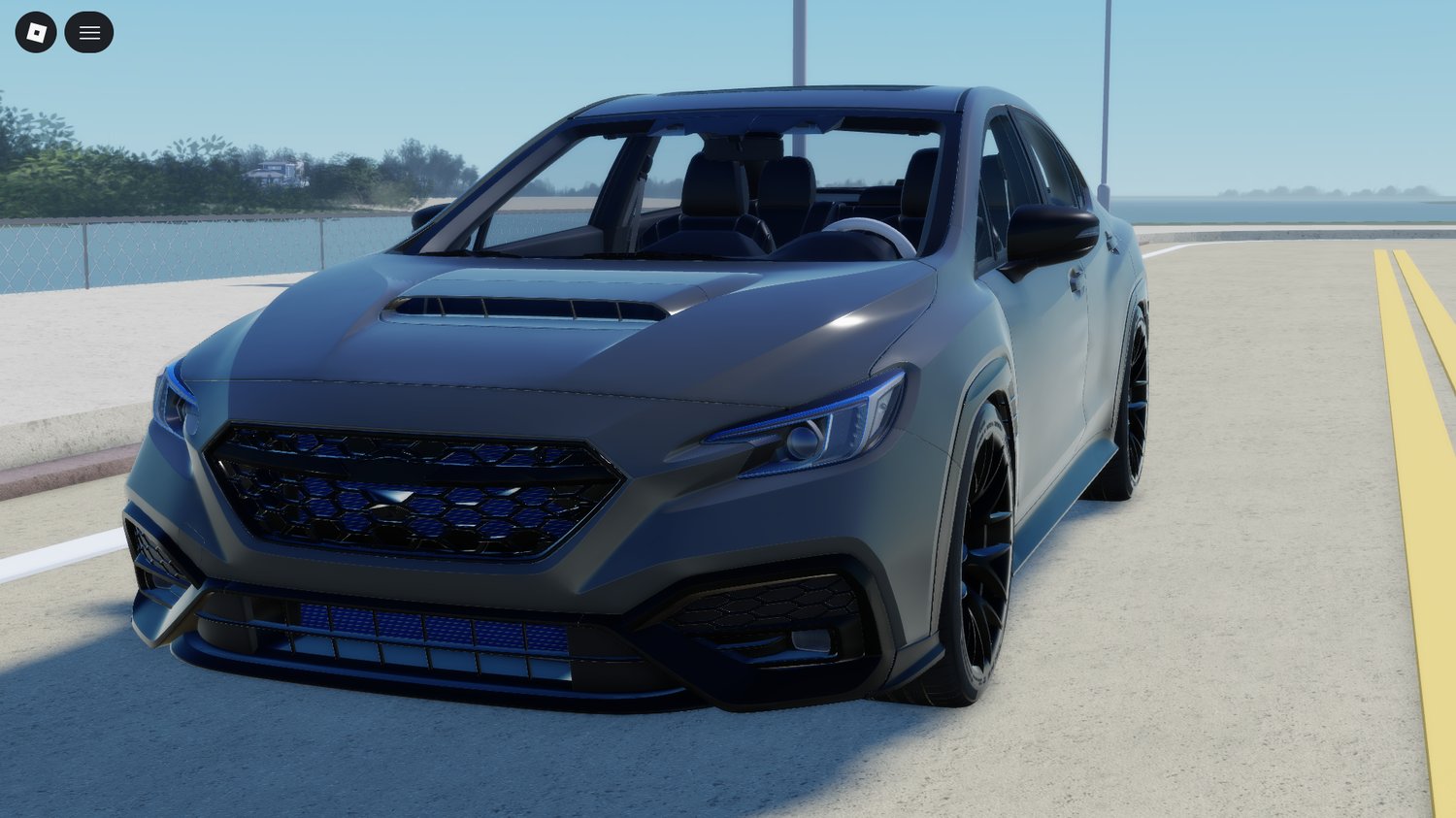 Roblox grey hatchback