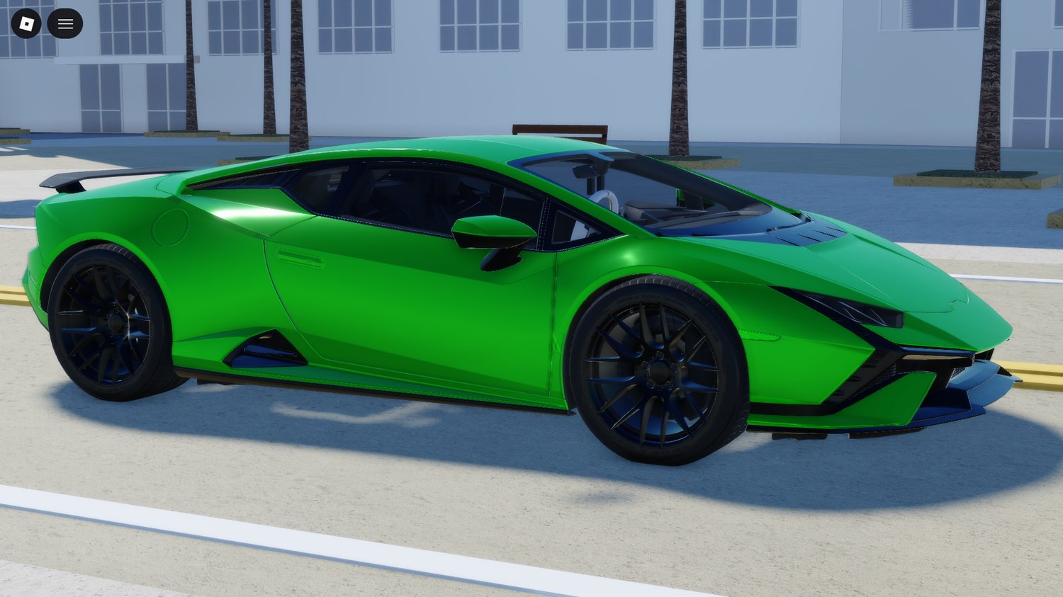 Roblox green sedan