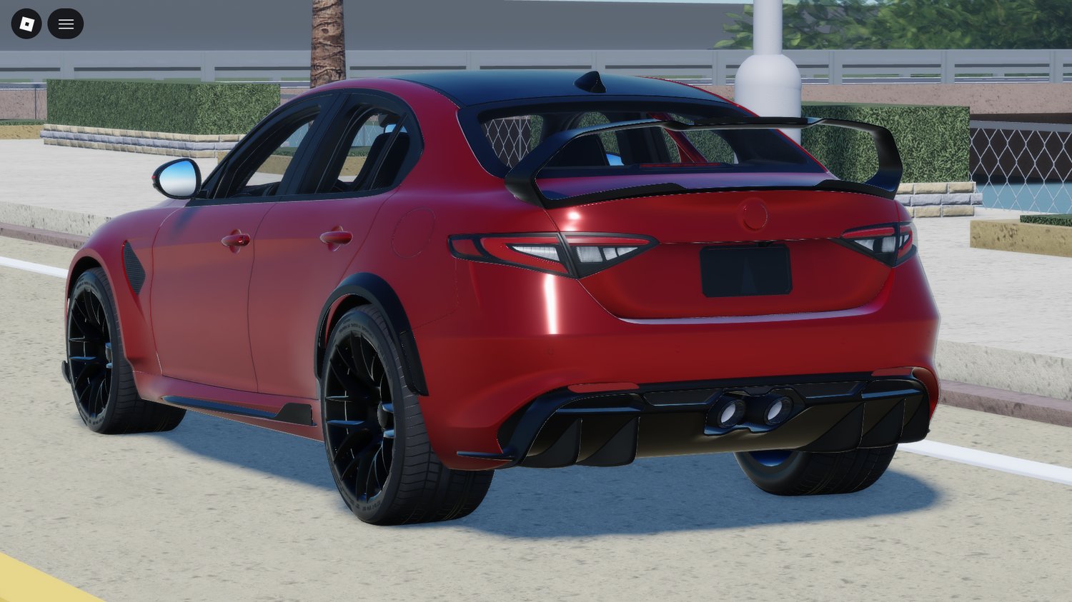 Roblox red sports car