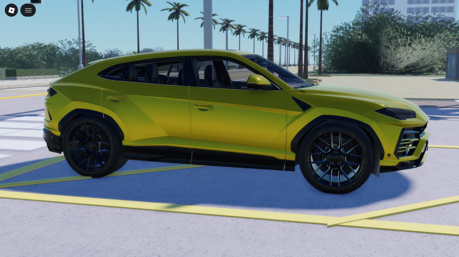 Roblox yellow sedan