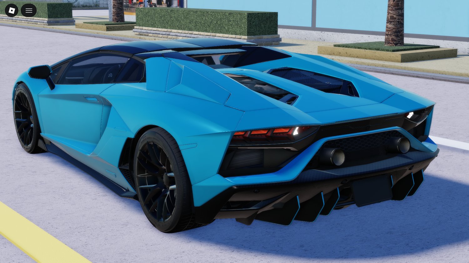 Roblox blue supercar