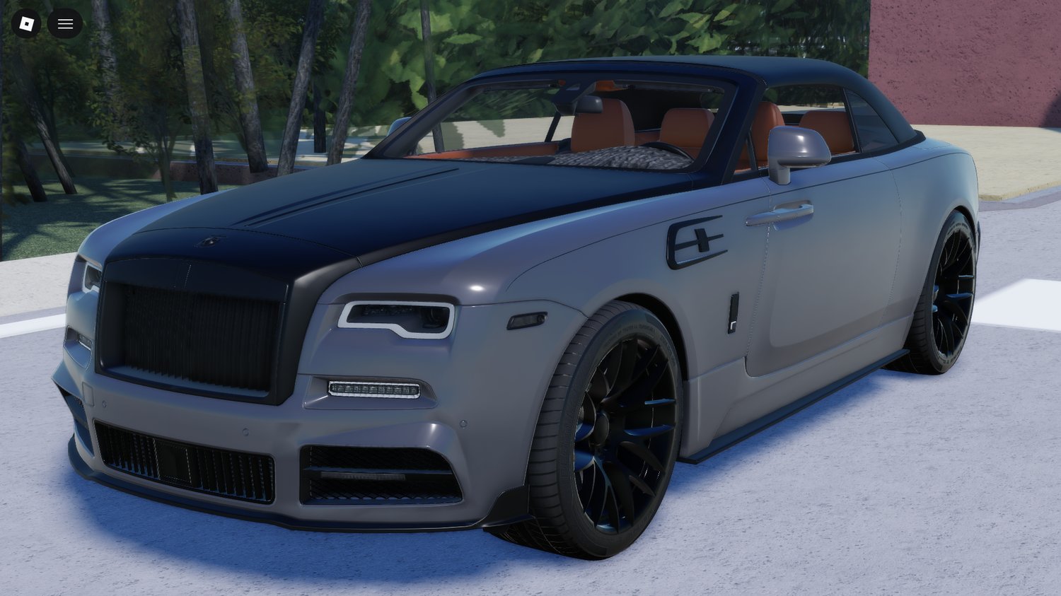 Roblox grey luxury car