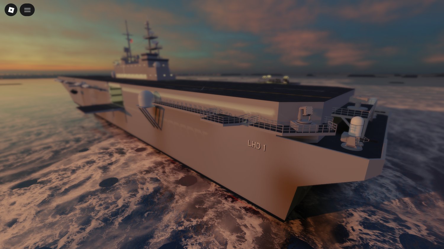 Roblox naval scene