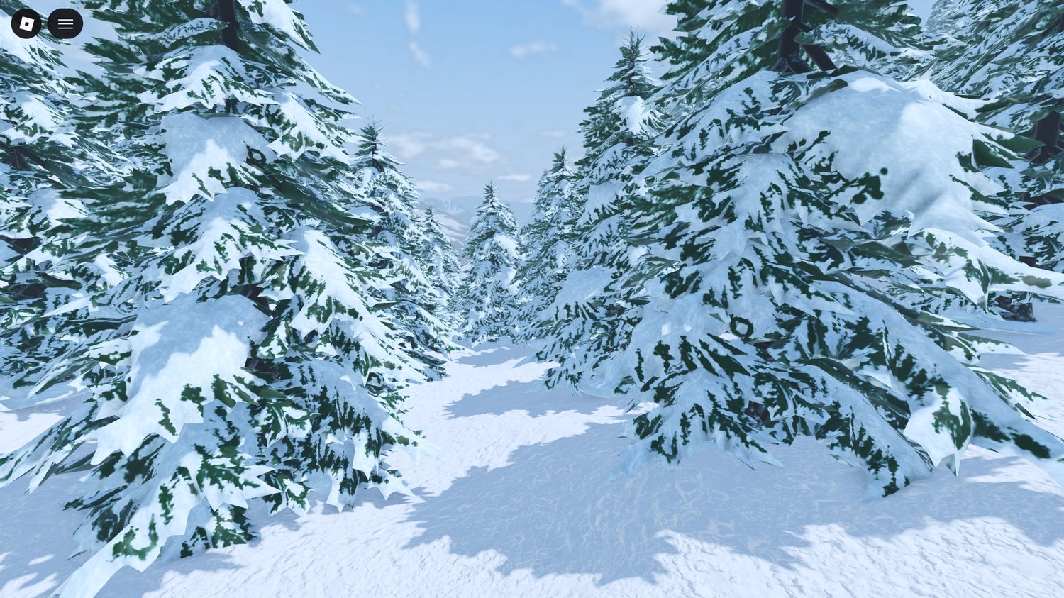 Roblox snowy landscape