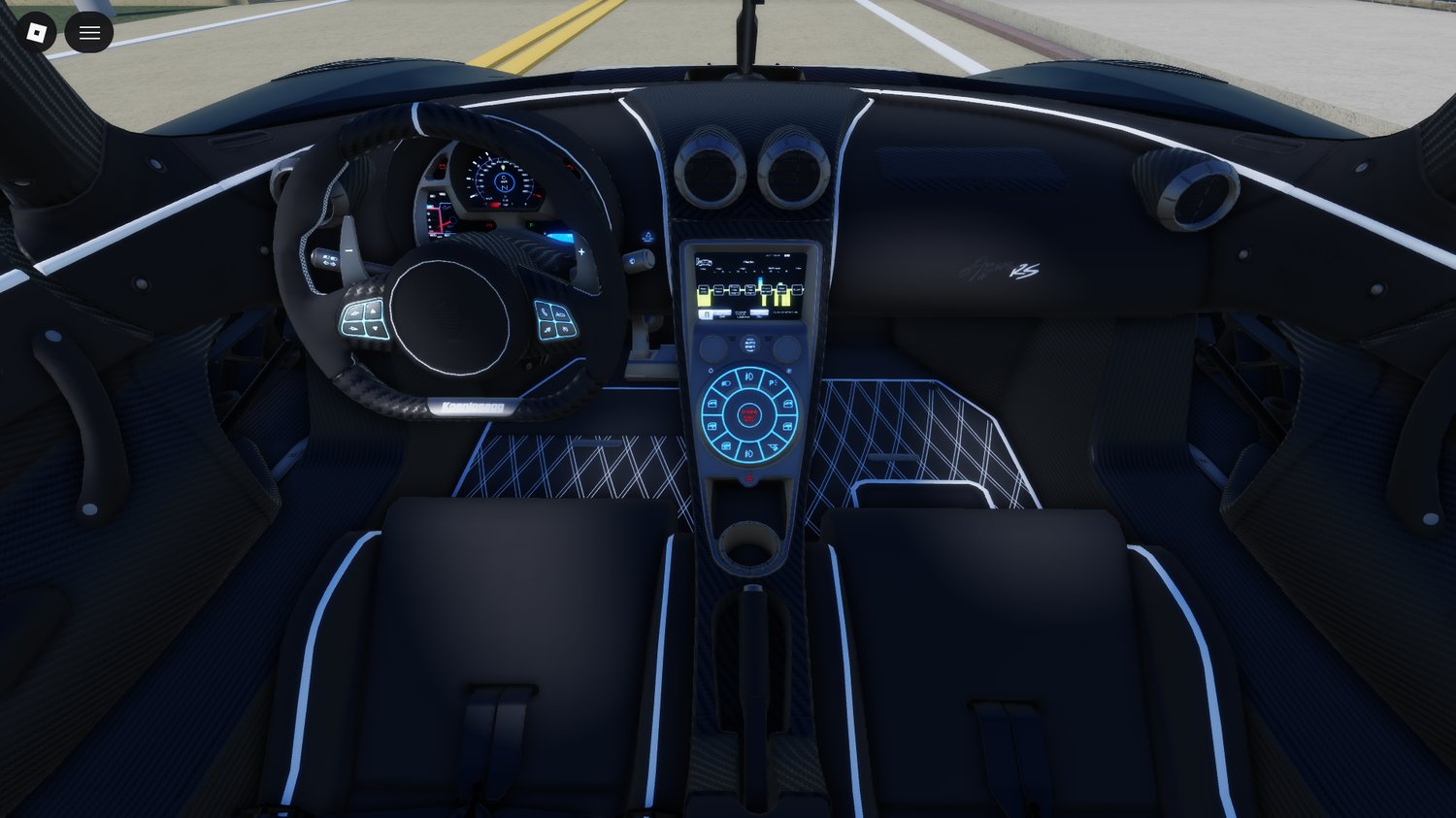 Roblox black supercar