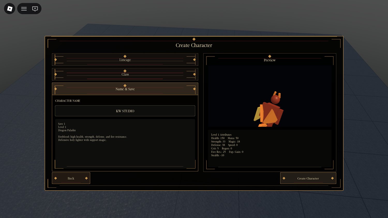 Roblox race system