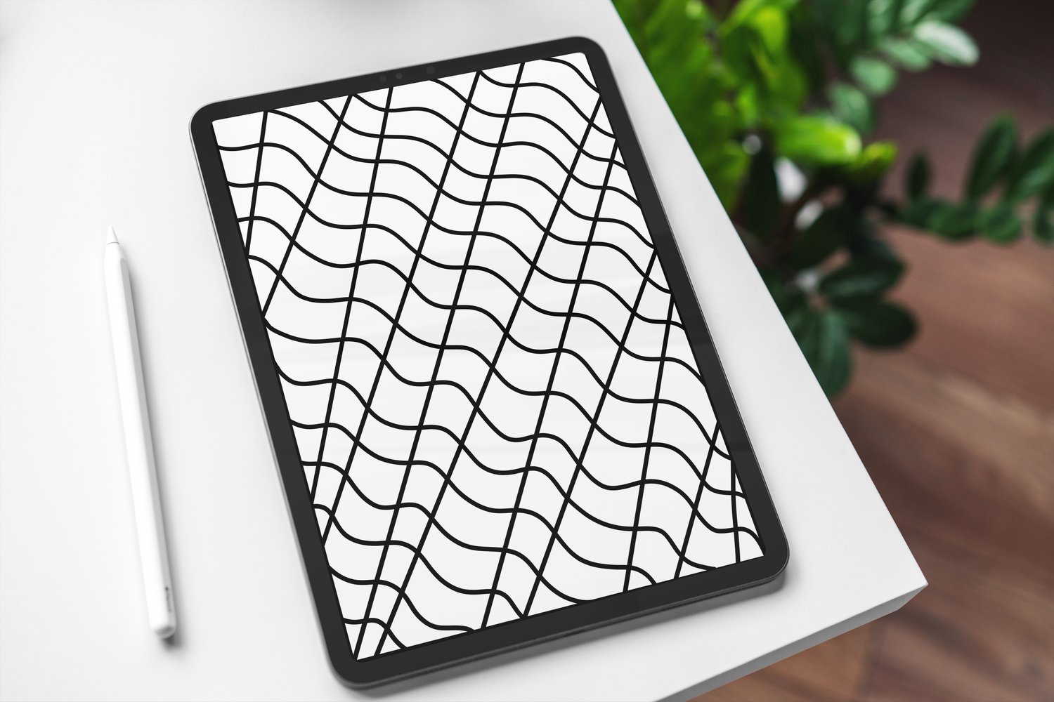 Printable abstract coloring book featuring 50 hand-drawn pattern coloring pages for relaxation, mindfulness, doodling, and digital or printed coloring.