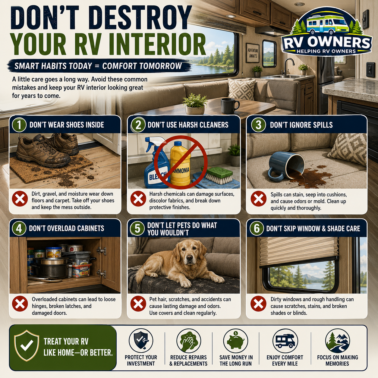 RV interior tios