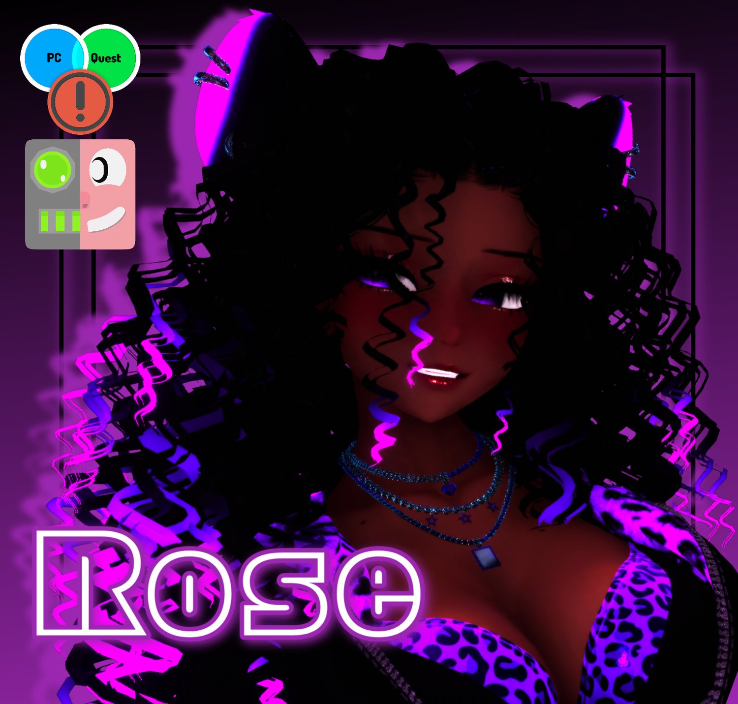 Rosè Nitro Freebie (PC/Quest/VRCFT/SFW)
