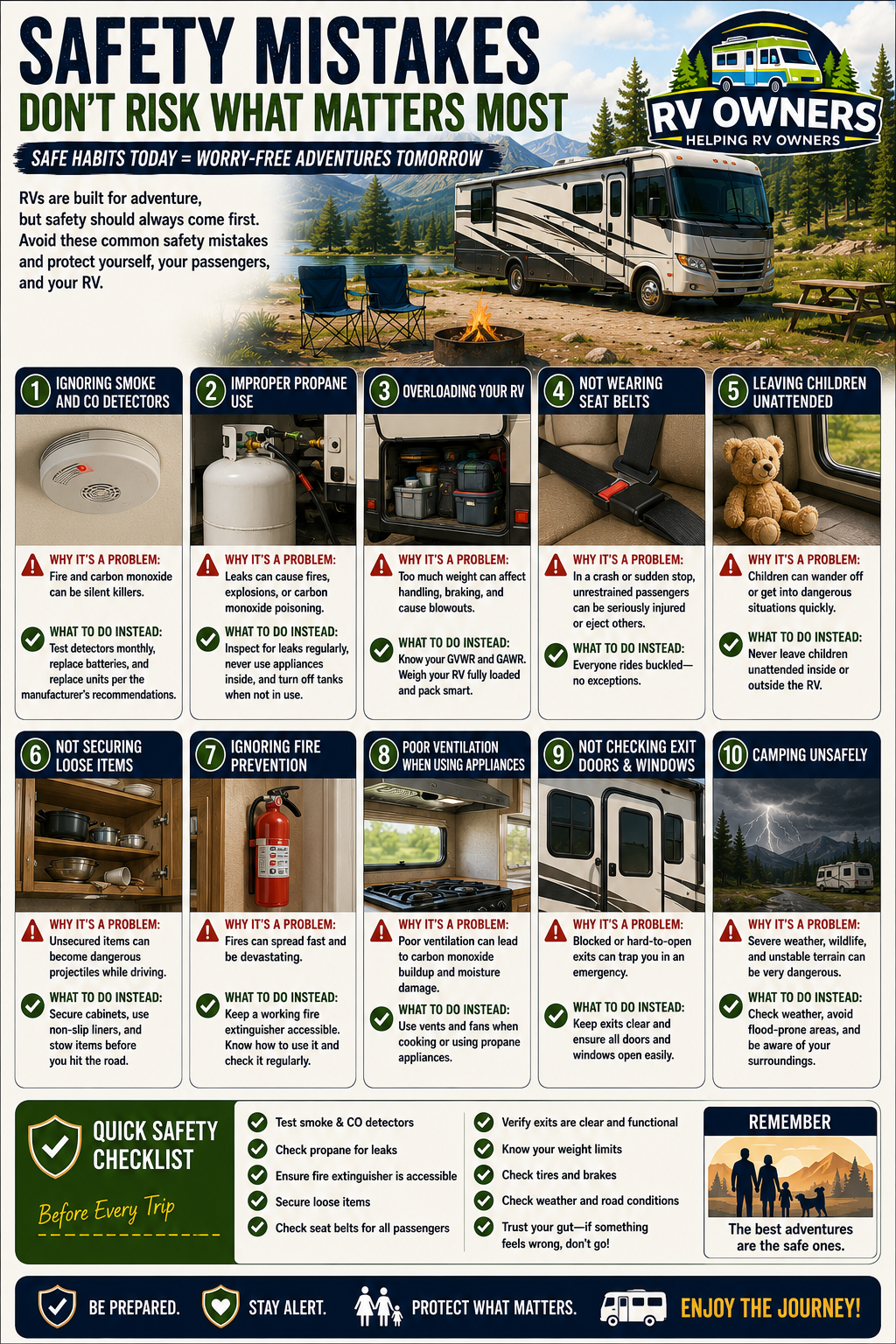 Safety mistakes
