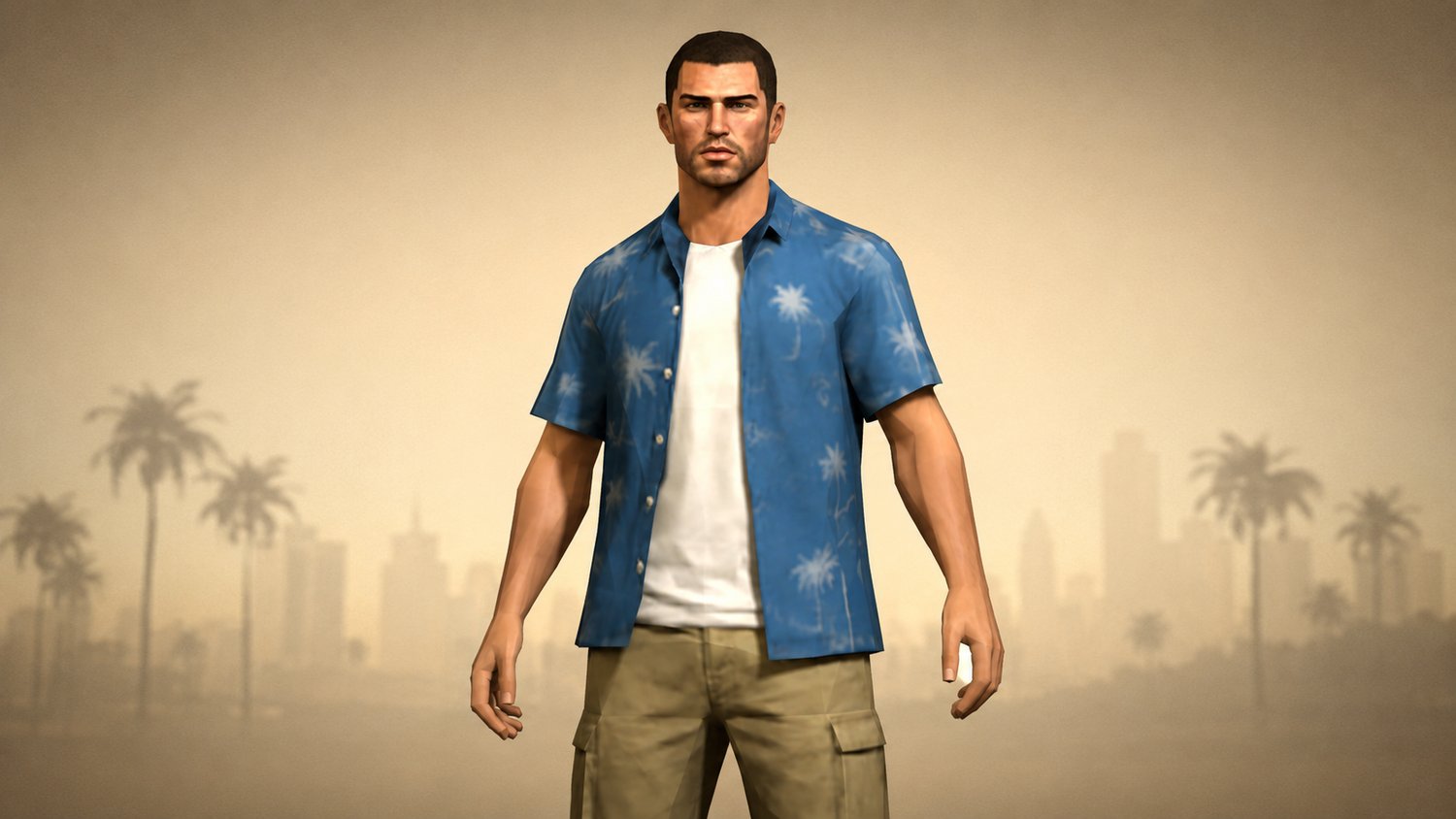 Jason Duval from GTA VI recreated as a character skin for GTA San Andreas