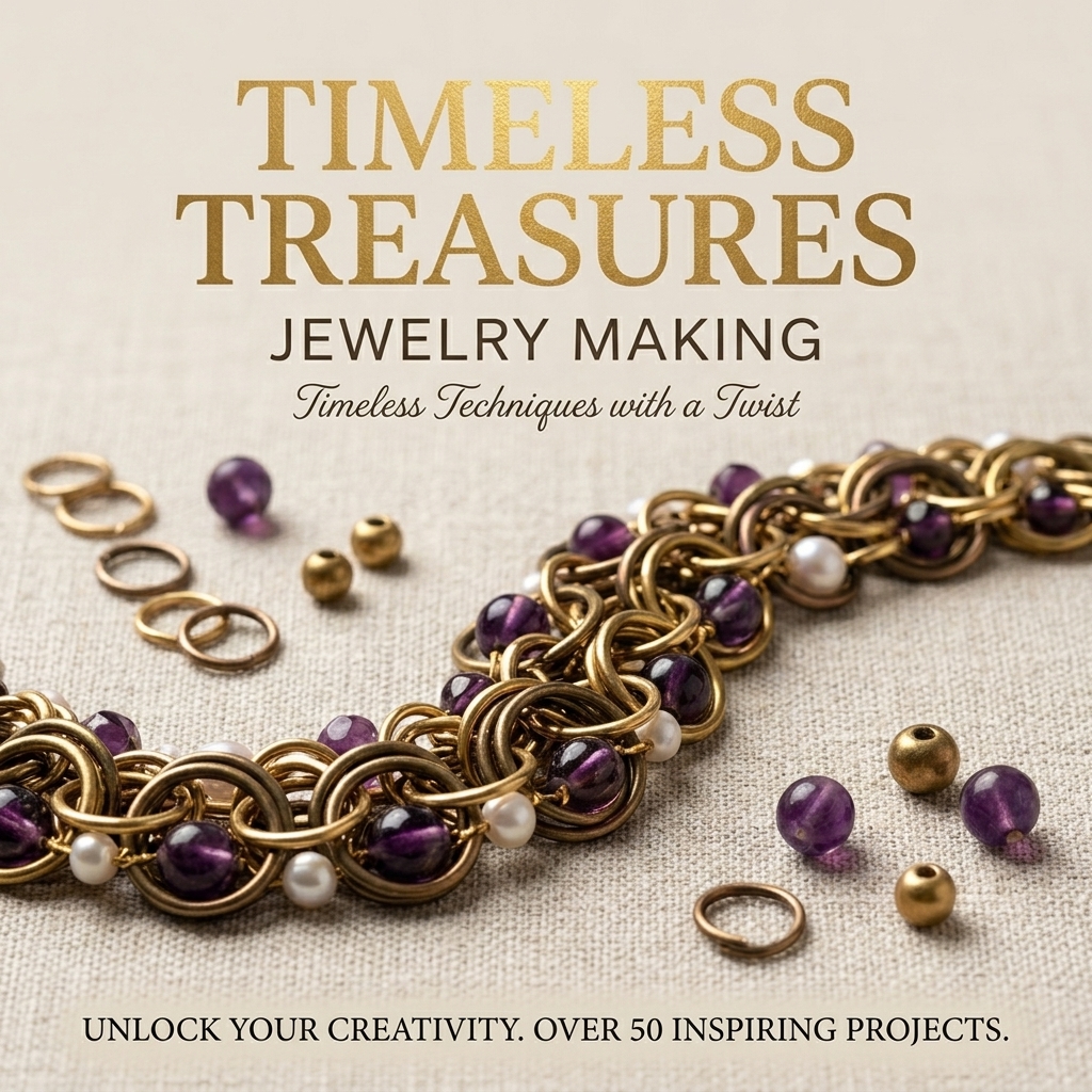 Learn beaded chain mail jewelry techniques—weave stunning handmade pieces with rings, beads & wire.