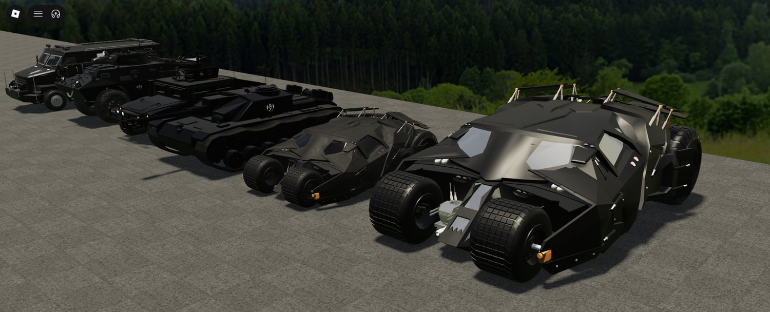 Roblox superhero cars