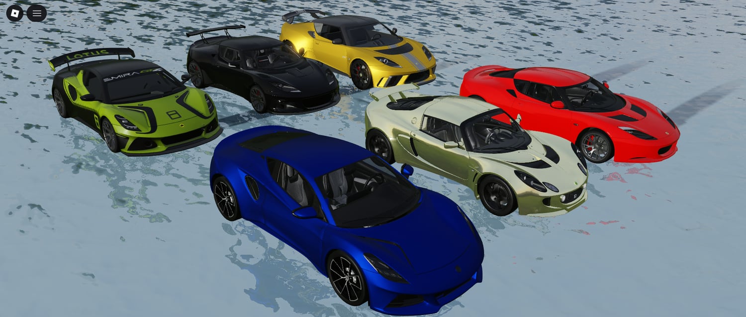 Roblox Lotus sports cars