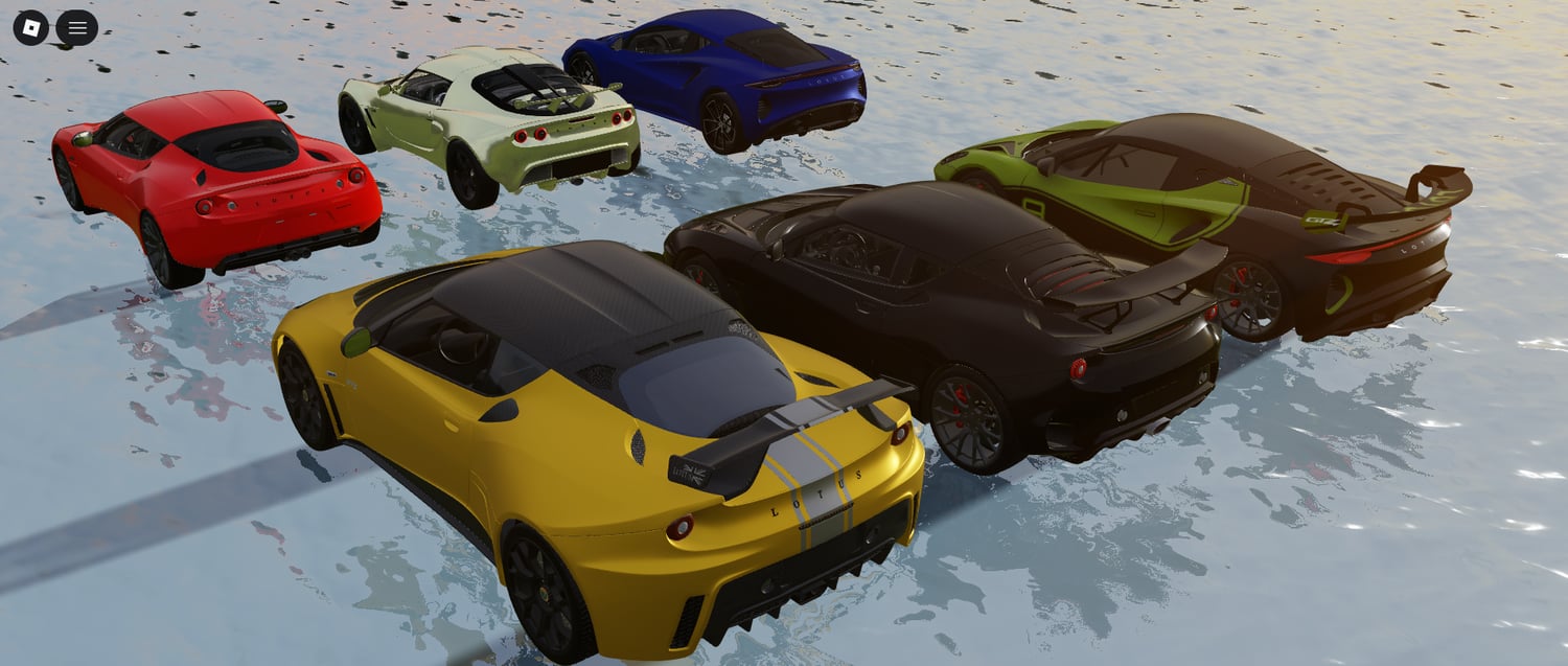 Roblox drivable sports cars
