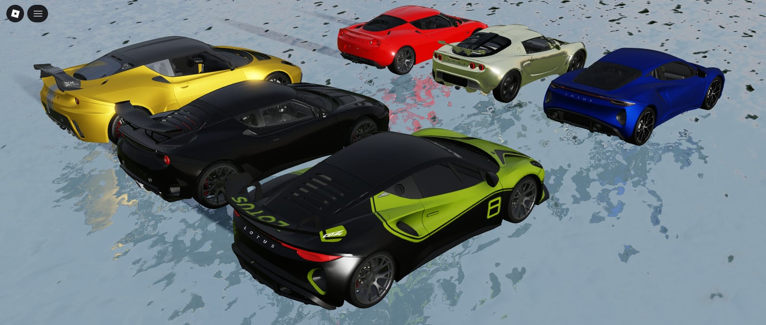 Roblox Lotus car pack