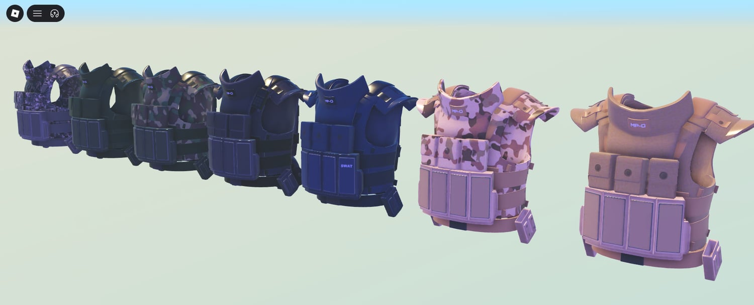 Roblox military gear