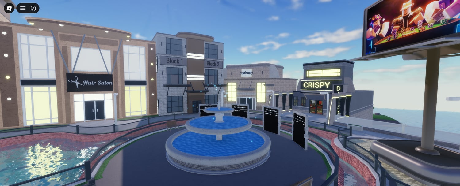 Roblox shopping mall