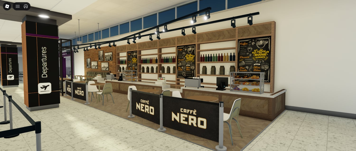 Roblox airport interior
