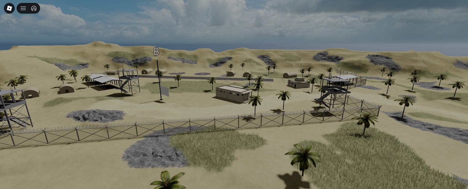 Roblox military training map