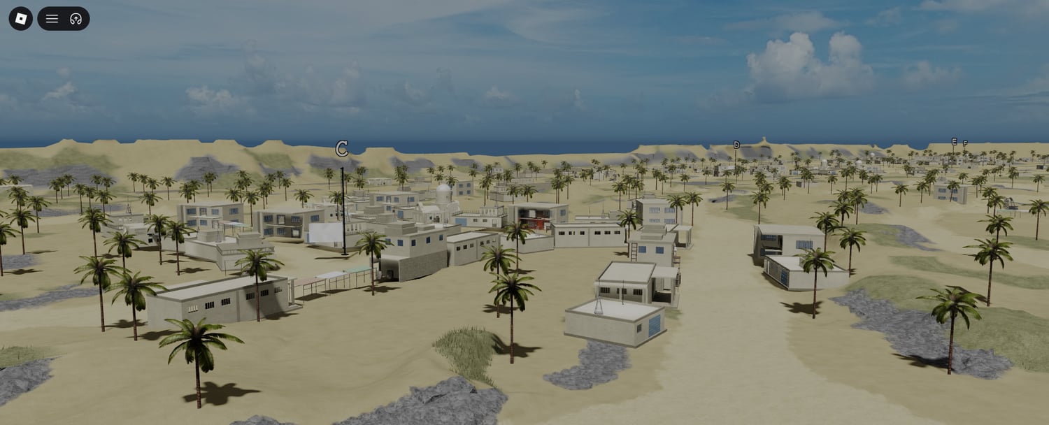 Roblox military desert map