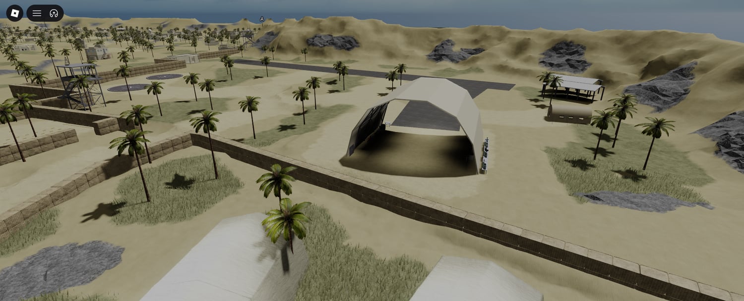 Roblox desert military base