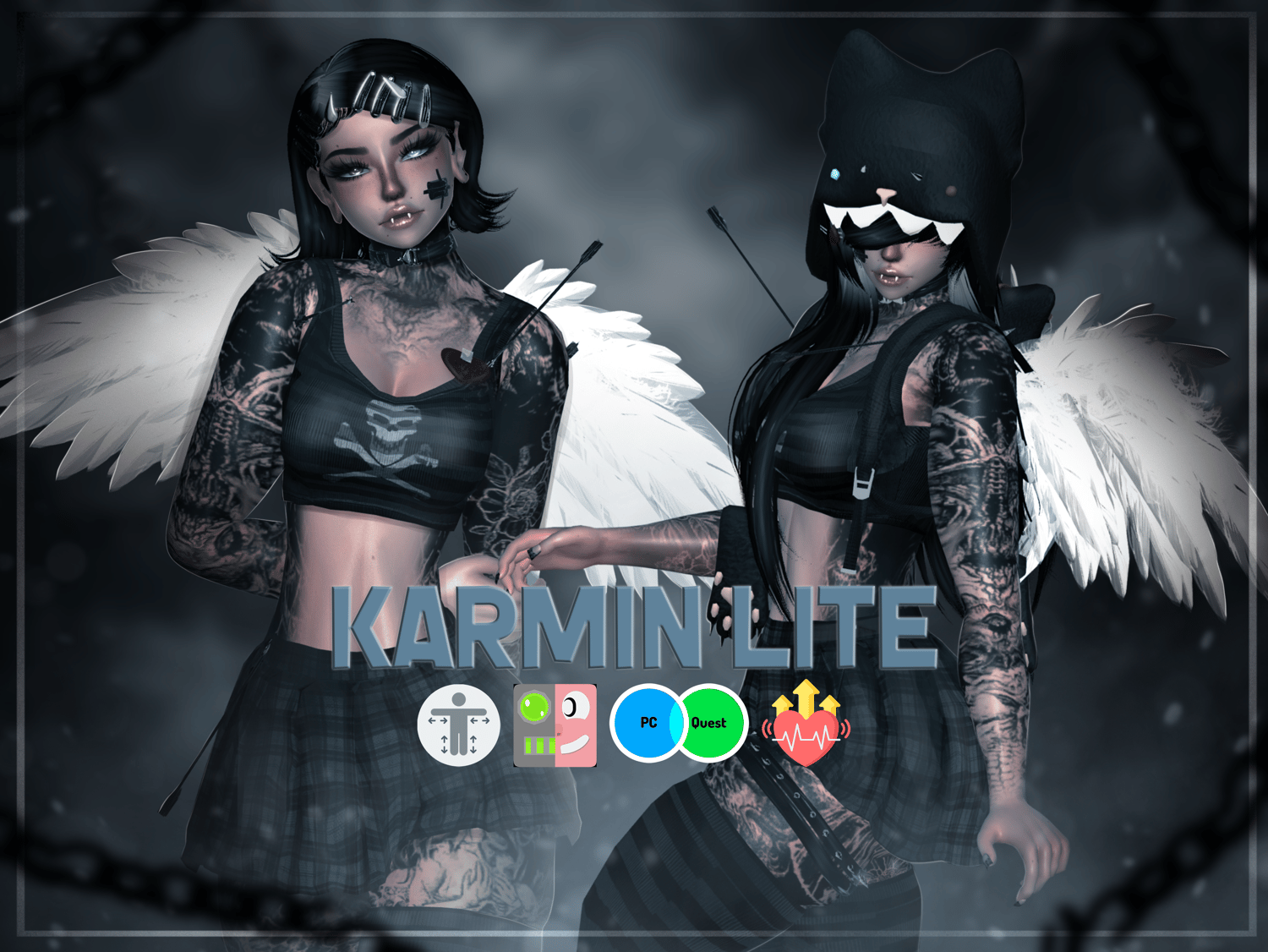 Karmin LITE - PC+Quest | Facetracking | Gogo Loco | Limb Scale | HR to VRC