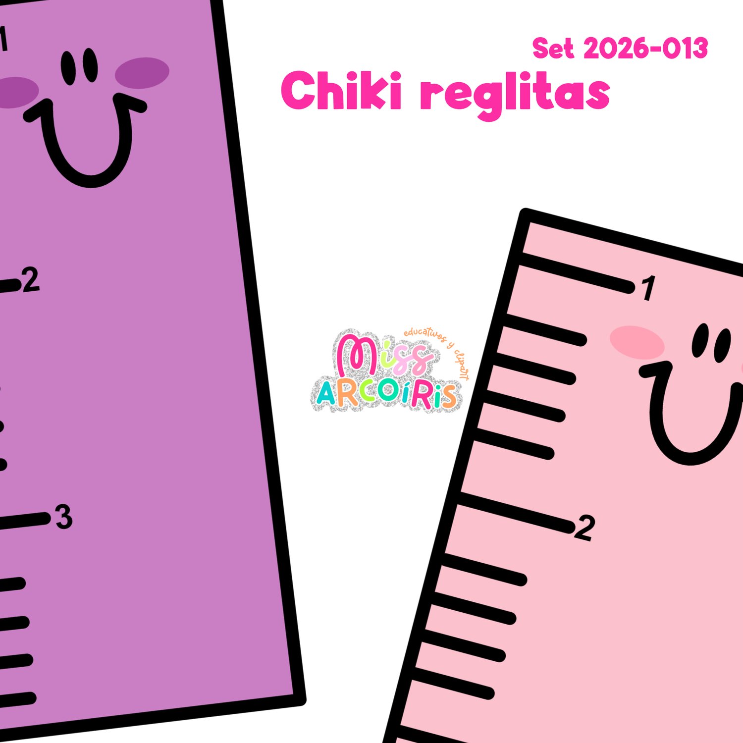 clipart escolar reglas con caritas