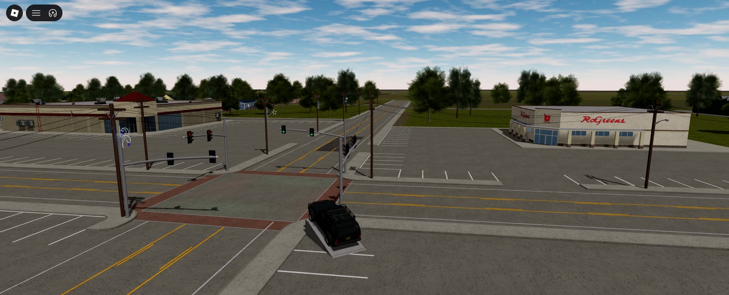 Roblox traffic intersection