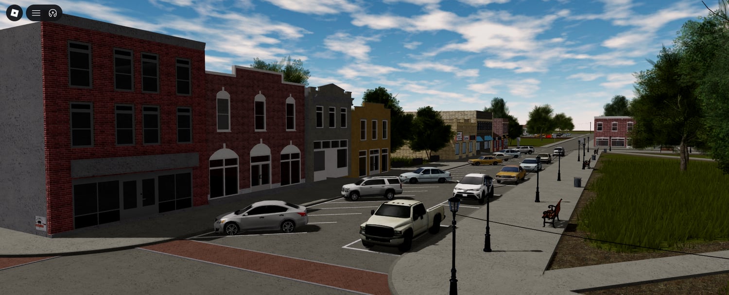 Roblox suburban neighborhood