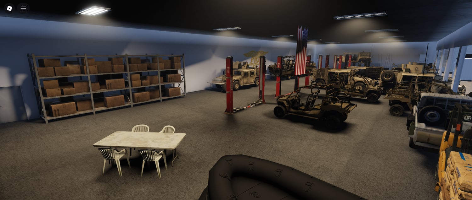 Roblox military warehouse