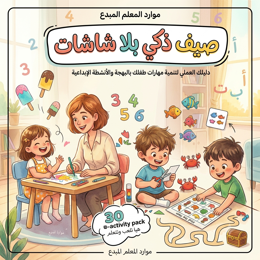 كيف نحول الإجازة الصيفية إلى رحلة تعليمية وحسية ممتعة للأطفال الصغار؟
